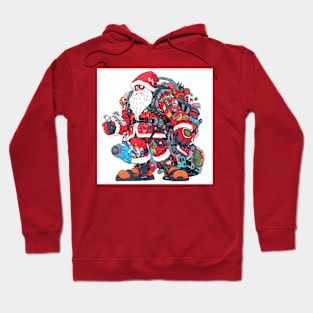 Santa Claus & Cyberpunk 3 Hoodie